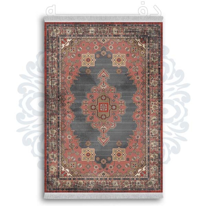 فرشینه دفه از جنس پارچه شانل ترک طرح  گلیم کد 181