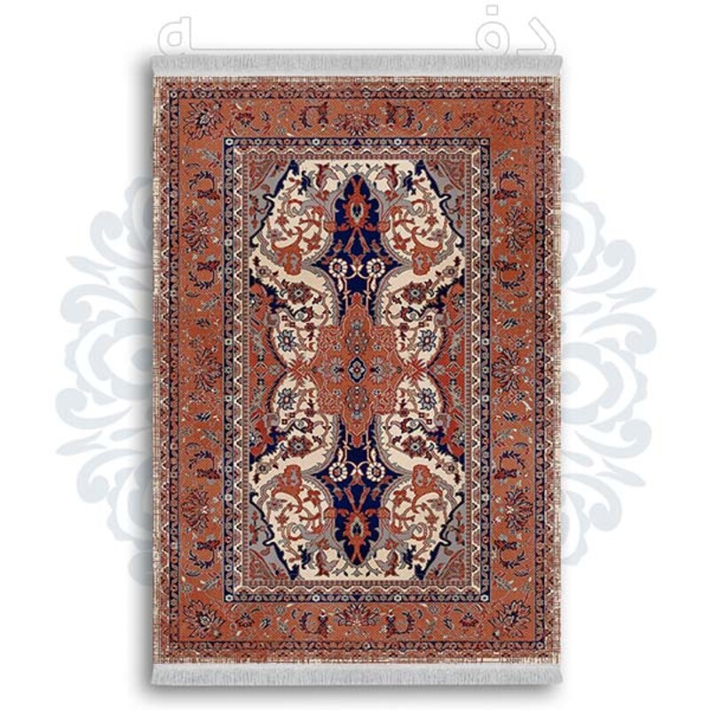 فرشینه دفه از جنس پارچه شانل ترک طرح  گلیم کد 183