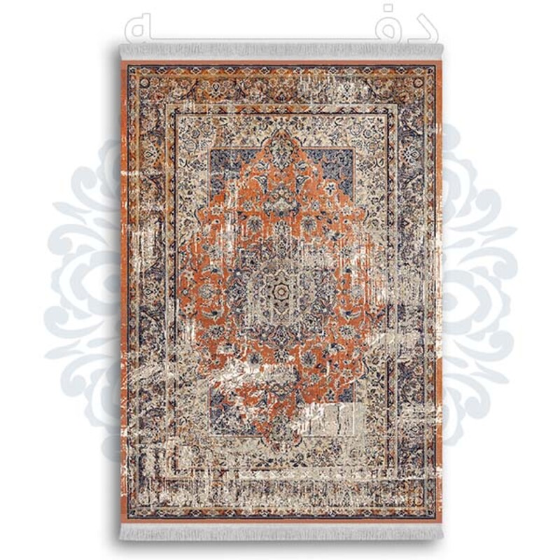 فرشینه دفه از جنس پارچه شانل ترک طرح  گلیم کد 190