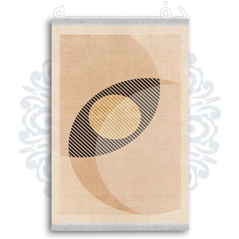 فرشینه دفه از جنس پارچه شانل ترک طرح  گلیم کد 204