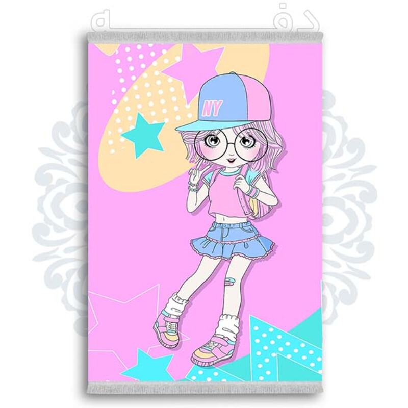 فرشینه دفه از جنس پارچه شانل ترک طرح  فانتزی کد 25