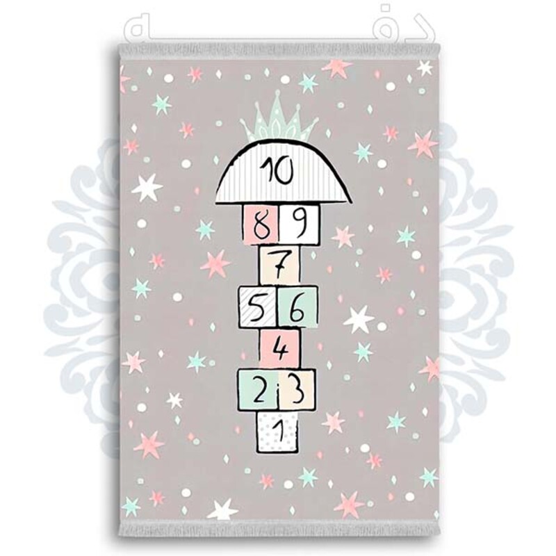 فرشینه دفه از جنس پارچه شانل ترک طرح  فانتزی کد 41