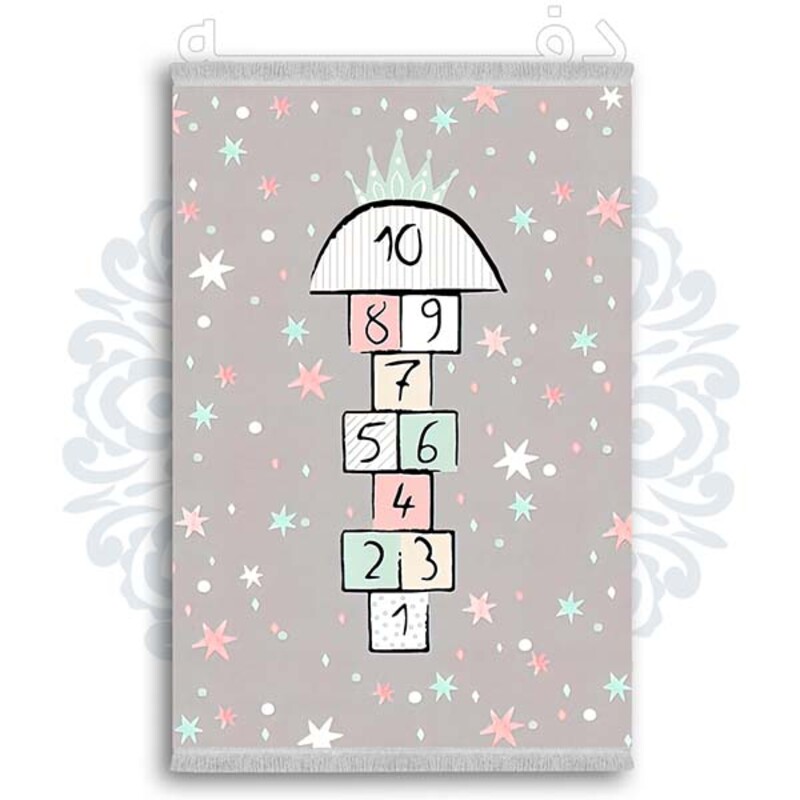 فرشینه دفه از جنس پارچه شانل ترک طرح  فانتزی کد 42