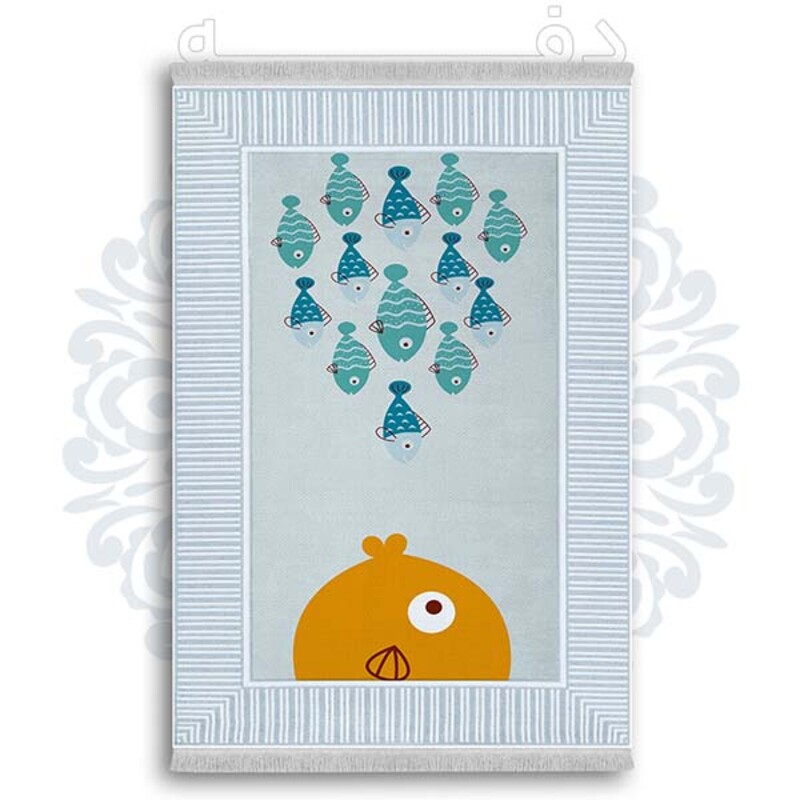 فرشینه دفه از جنس پارچه شانل ترک طرح  فانتزی کد 44