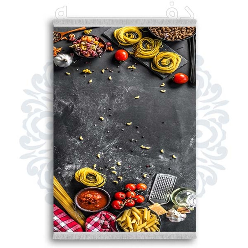 فرشینه دفه از جنس پارچه شانل ترک طرح  آشپزخانه کد 25