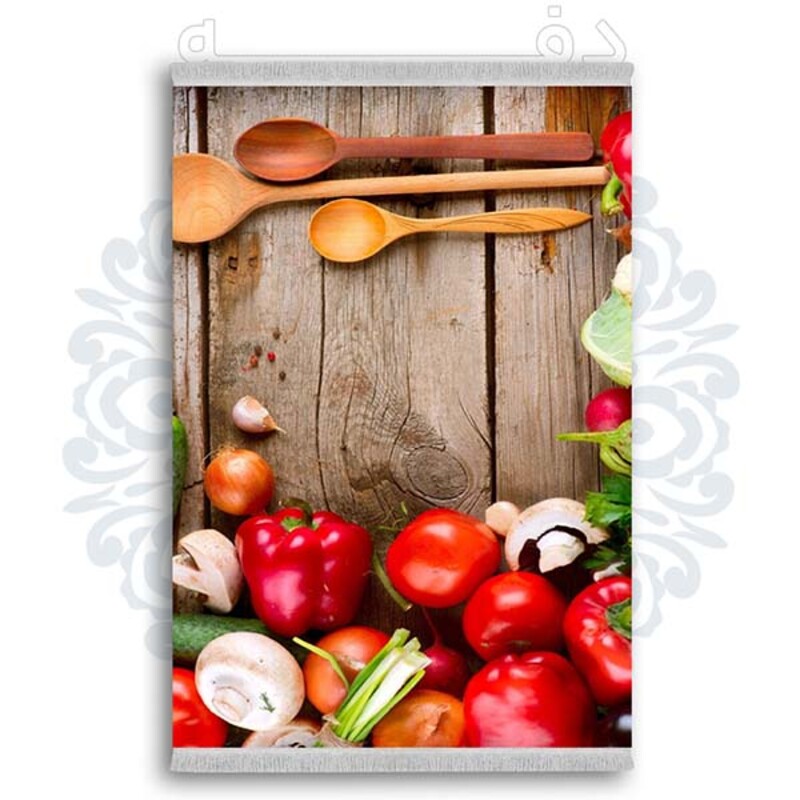 فرشینه دفه از جنس پارچه شانل ترک طرح  آشپزخانه کد 30