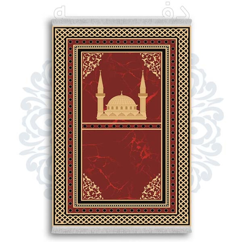 فرشینه دفه از جنس پارچه شانل ترک طرح  سجاده کد 74