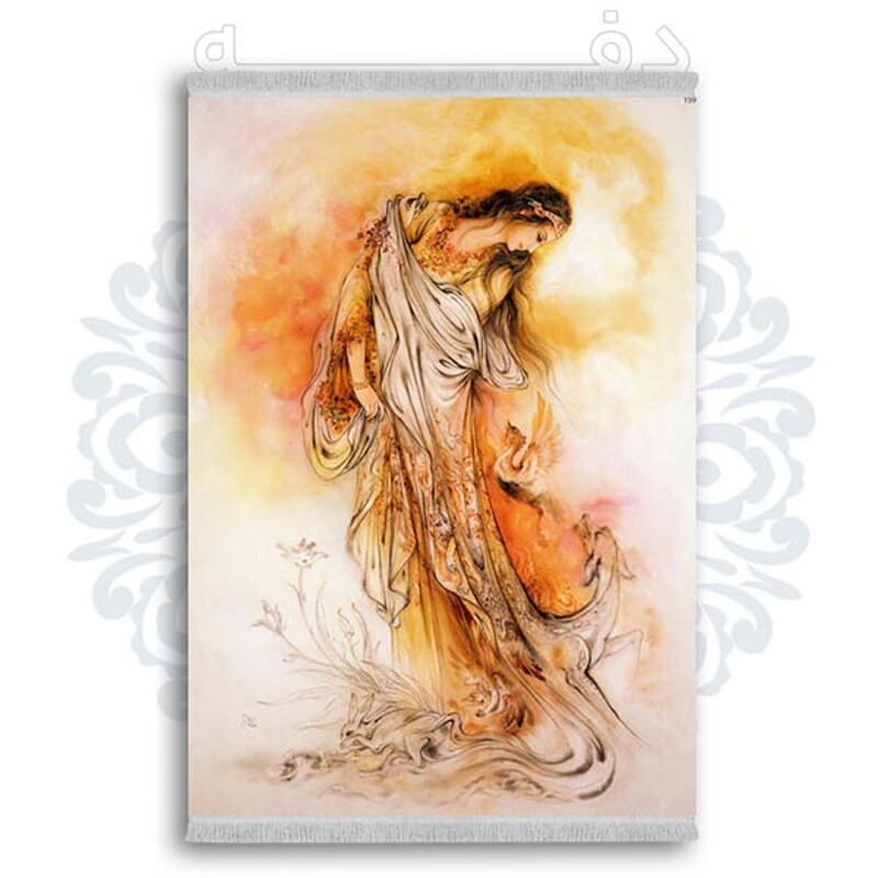 فرشینه دفه از جنس پارچه شانل ترک طرح فانتزی کد 53