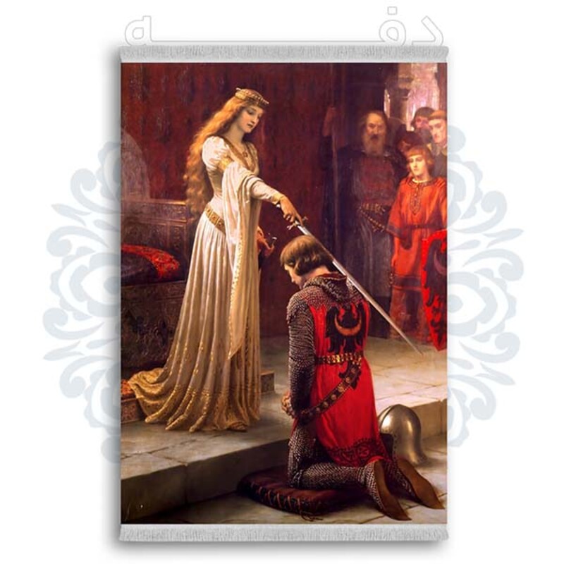 فرشینه دفه از جنس پارچه شانل ترک طرح فانتزی کد 58