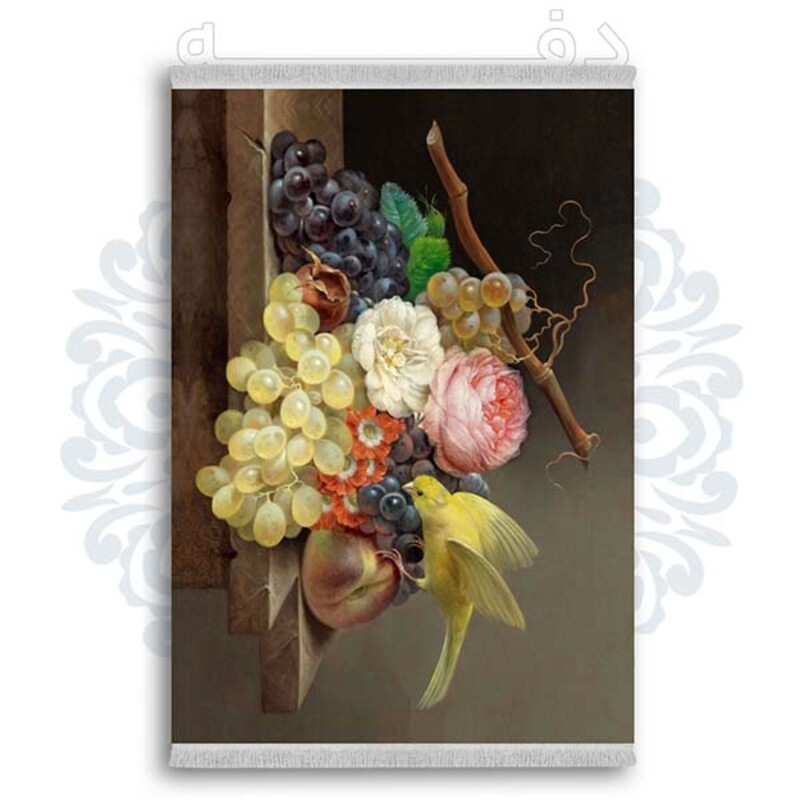 فرشینه دفه از جنس پارچه شانل ترک طرح فانتزی کد 70