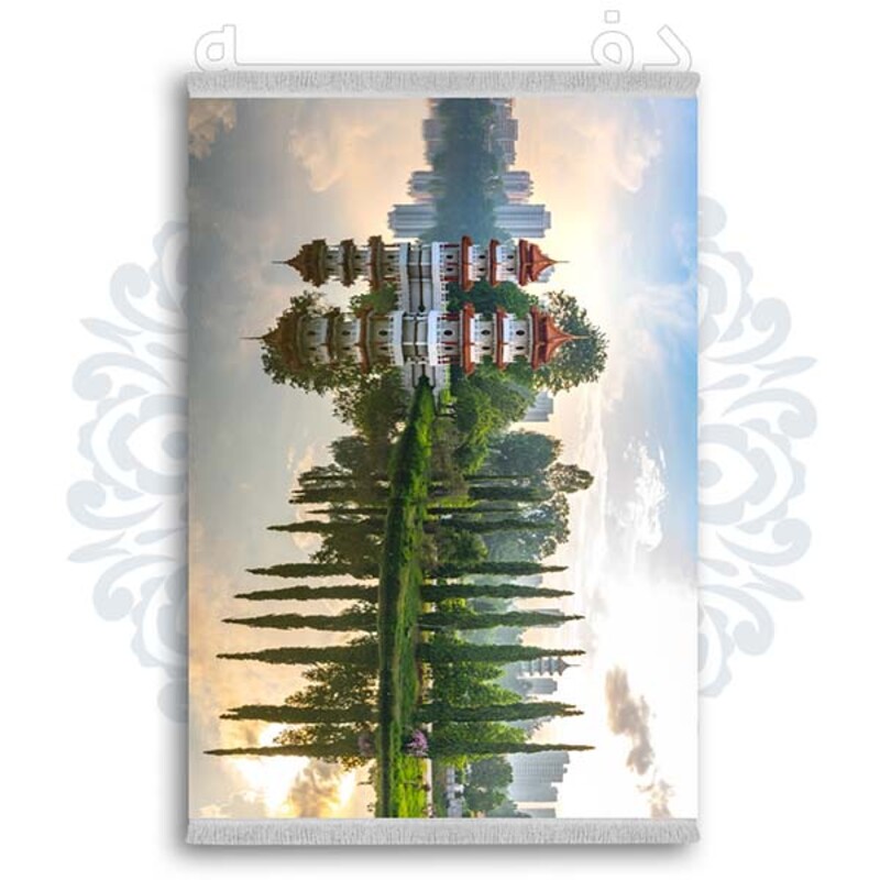 فرشینه دفه از جنس پارچه شانل ترک طرح فانتزی کد 72