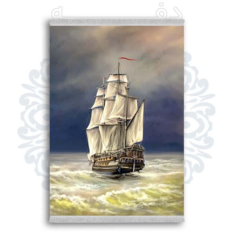 فرشینه دفه از جنس پارچه شانل ترک طرح فانتزی کد 75