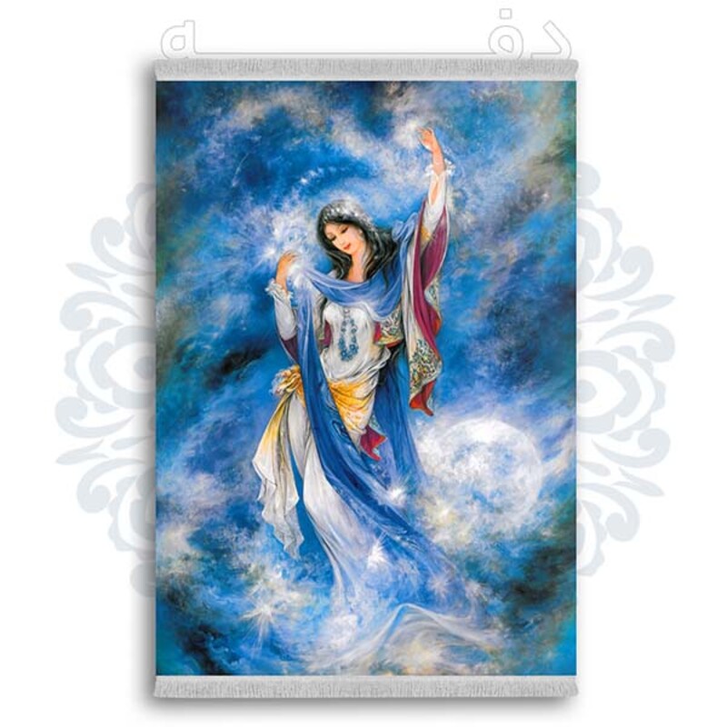 فرشینه دفه از جنس پارچه شانل ترک طرح فانتزی کد 76