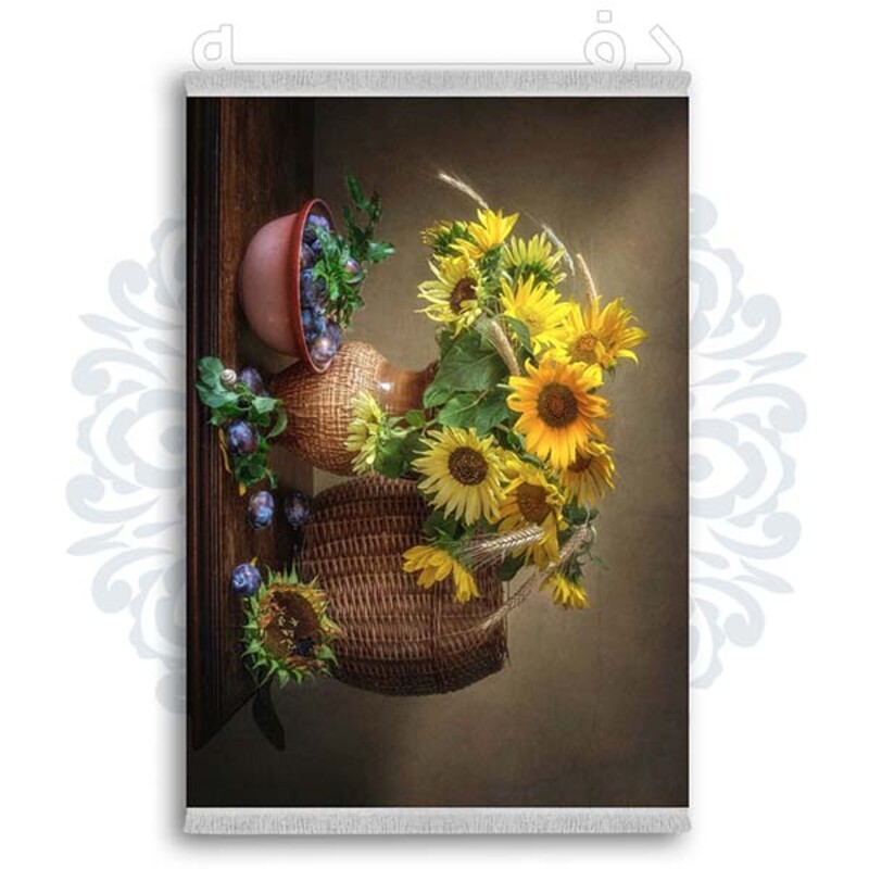 فرشینه دفه از جنس پارچه شانل ترک طرح فانتزی کد 95