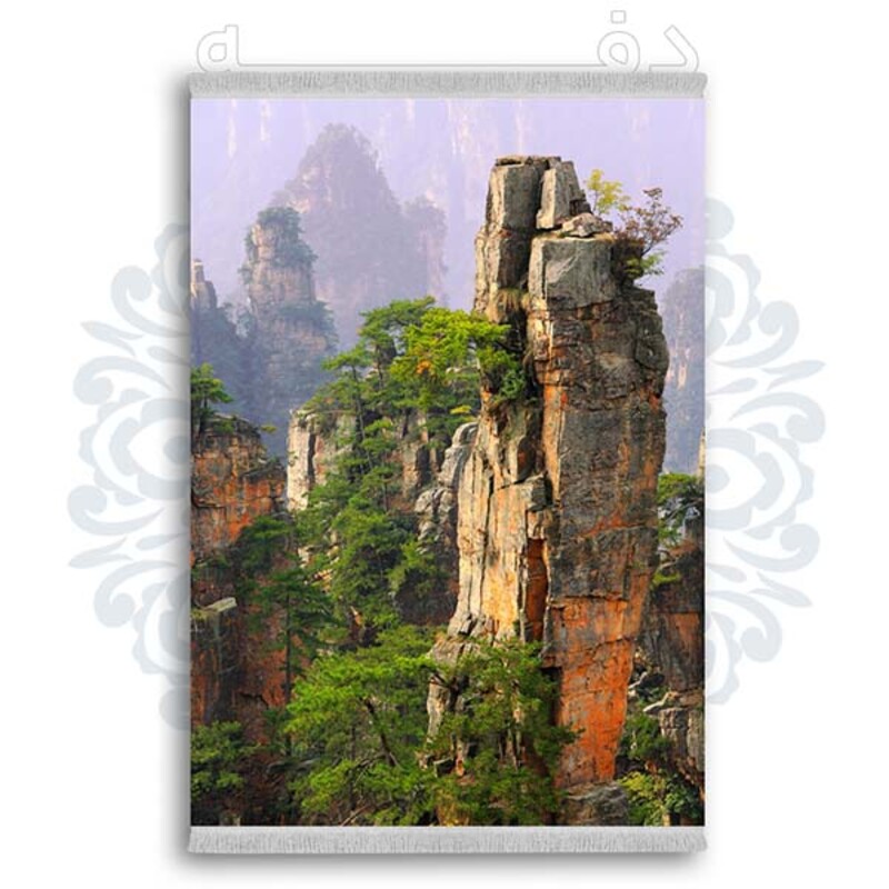 فرشینه دفه از جنس پارچه شانل ترک طرح فانتزی کد 97