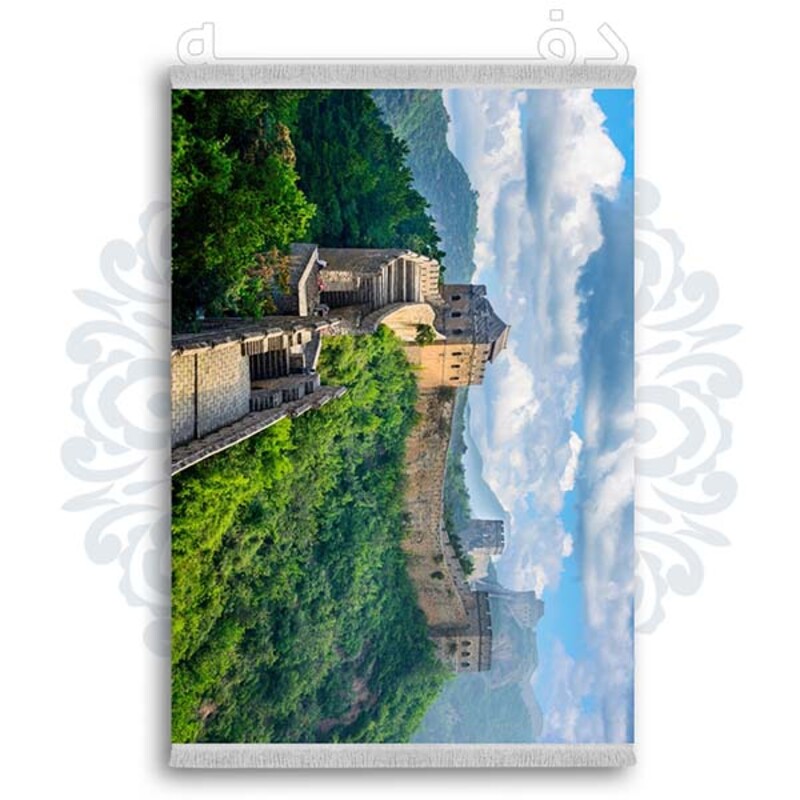 فرشینه دفه از جنس پارچه شانل ترک طرح فانتزی کد 102