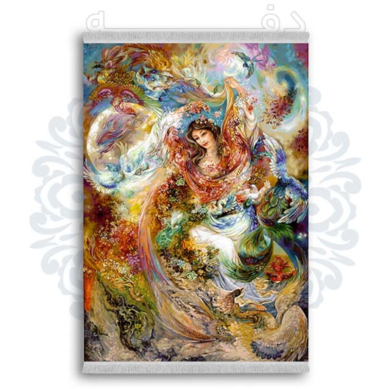 فرشینه دفه از جنس پارچه شانل ترک طرح فانتزی کد 131