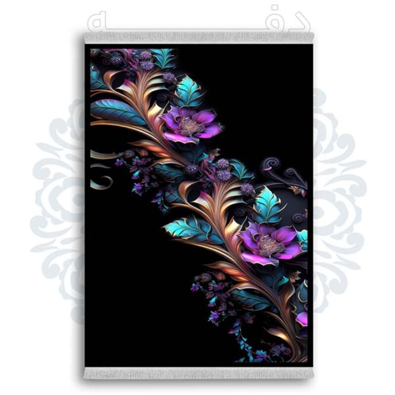 فرشینه دفه از جنس پارچه شانل ترک طرح فانتزی کد 132