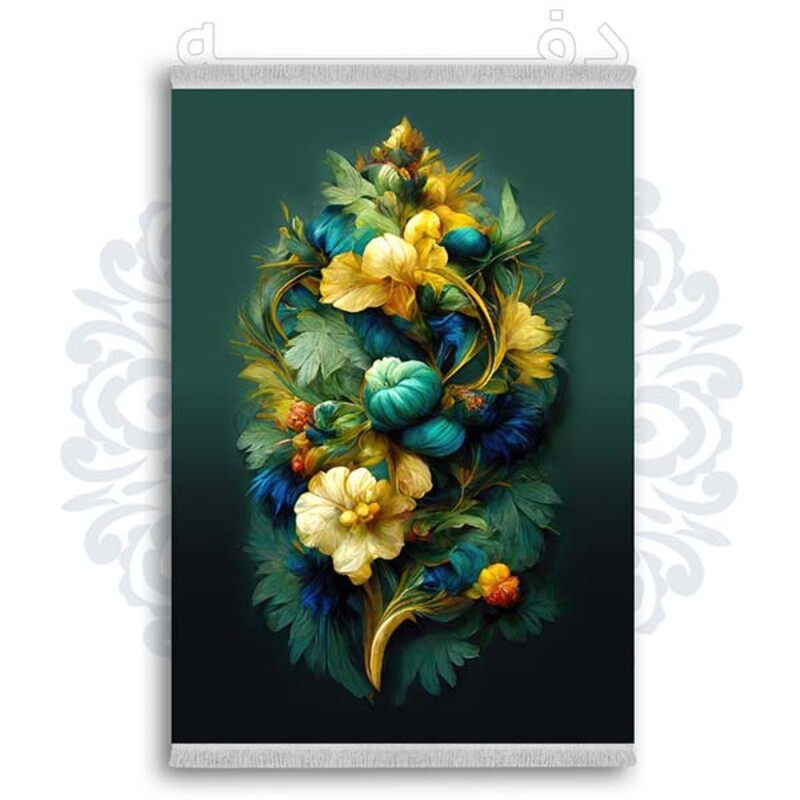 فرشینه دفه از جنس پارچه شانل ترک طرح فانتزی کد 136