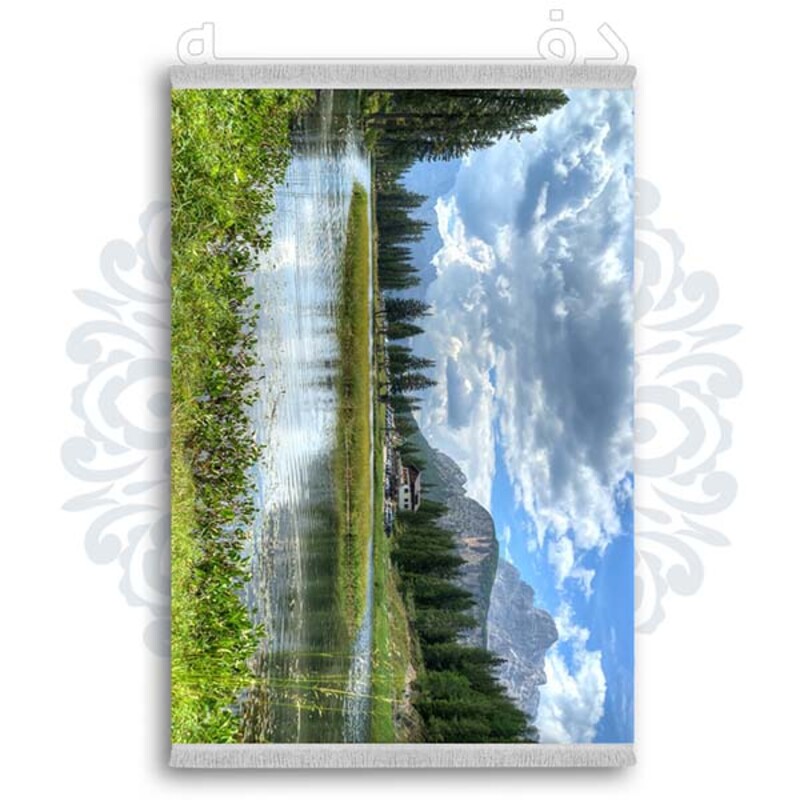 فرشینه دفه از جنس پارچه شانل ترک طرح فانتزی کد 139