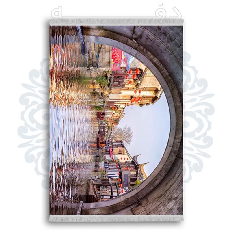 فرشینه دفه از جنس پارچه شانل ترک طرح فانتزی کد 140