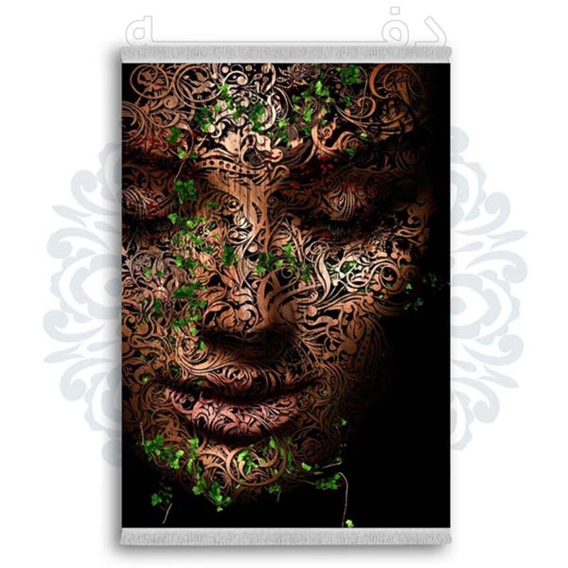 فرشینه دفه از جنس پارچه شانل ترک طرح فانتزی کد 146