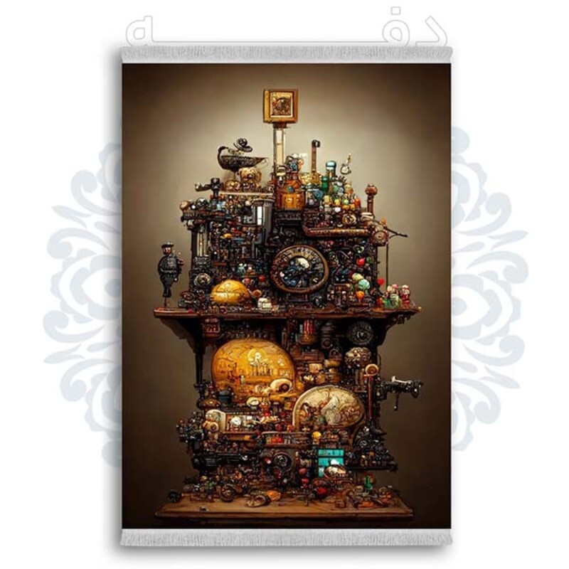 فرشینه دفه از جنس پارچه شانل ترک طرح فانتزی کد 154