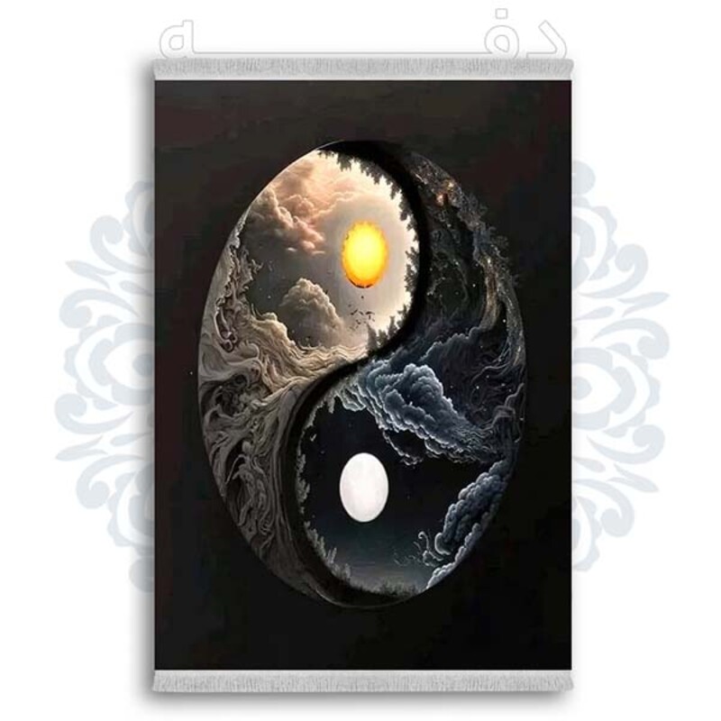 فرشینه دفه از جنس پارچه شانل ترک طرح فانتزی کد 155