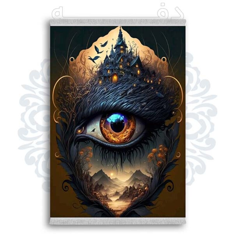 فرشینه دفه از جنس پارچه شانل ترک طرح فانتزی کد 162