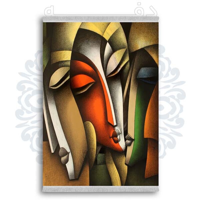 فرشینه دفه از جنس پارچه شانل ترک طرح فانتزی کد 166