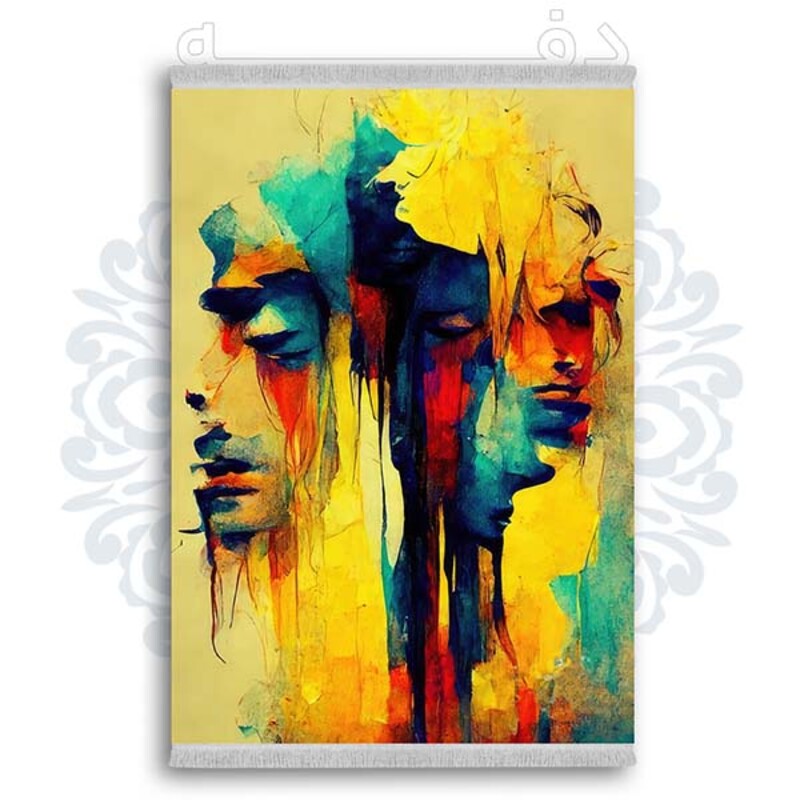 فرشینه دفه از جنس پارچه شانل ترک طرح فانتزی کد 170