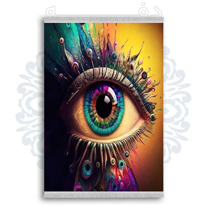 فرشینه دفه از جنس پارچه شانل ترک طرح فانتزی کد 175