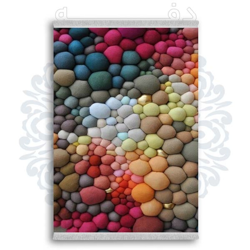 فرشینه دفه از جنس پارچه شانل ترک طرح فانتزی کد 180