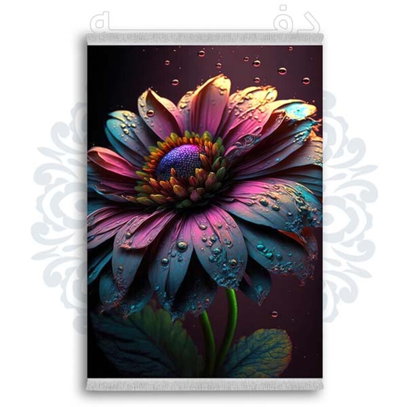 فرشینه دفه از جنس پارچه شانل ترک طرح فانتزی کد 183