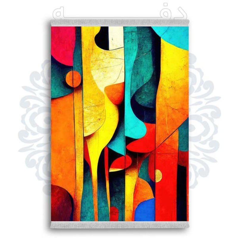 فرشینه دفه از جنس پارچه شانل ترک طرح فانتزی کد 187