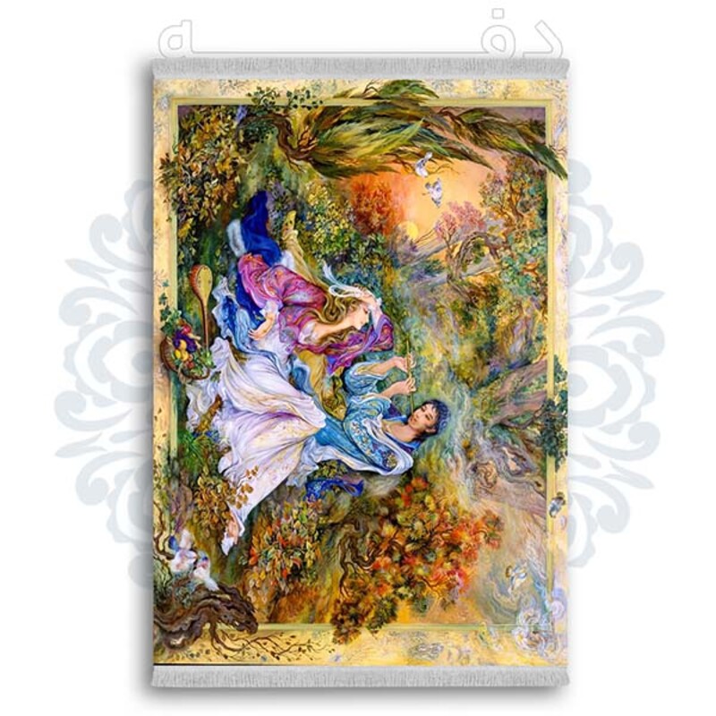 فرشینه دفه از جنس پارچه شانل ترک طرح فانتزی کد 204