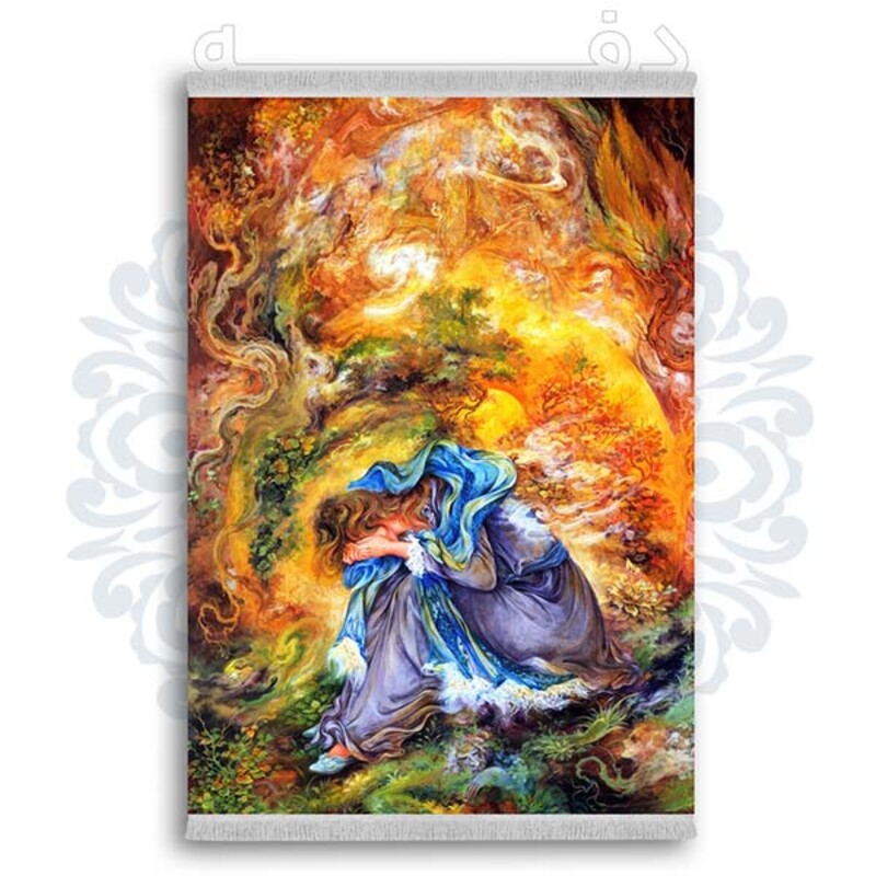 فرشینه دفه از جنس پارچه شانل ترک طرح فانتزی کد 207