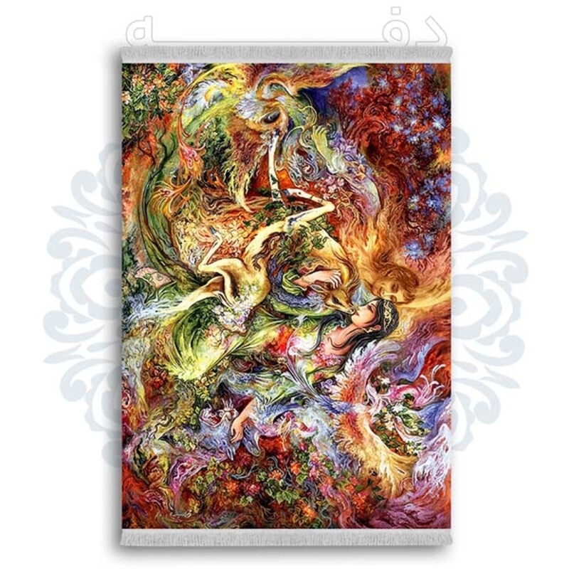 فرشینه دفه از جنس پارچه شانل ترک طرح فانتزی کد 217