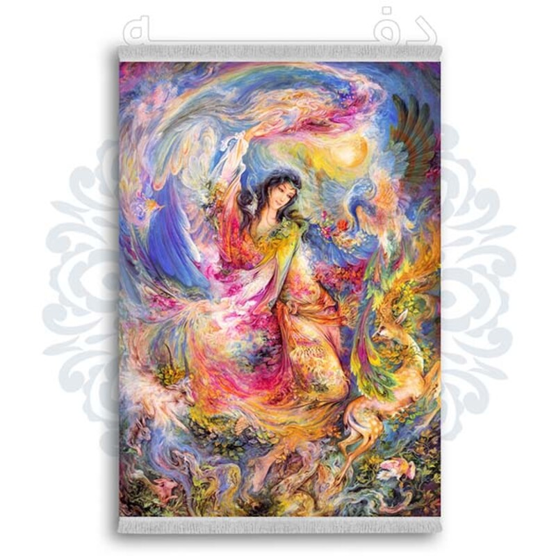 فرشینه دفه از جنس پارچه شانل ترک طرح فانتزی کد 224