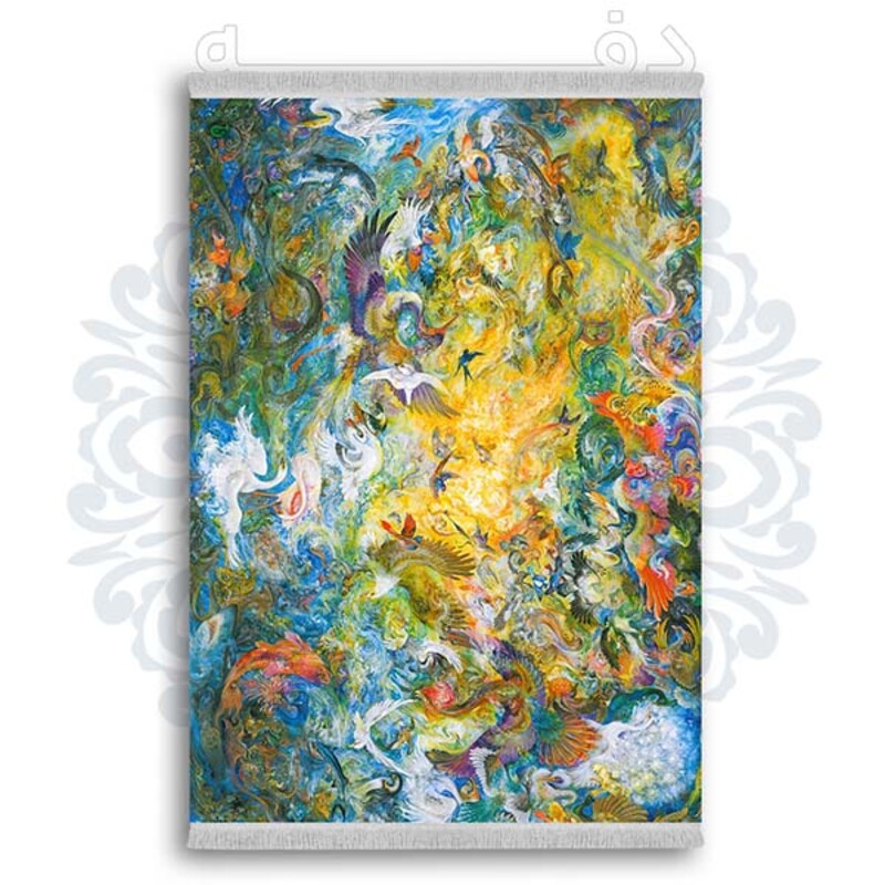 فرشینه دفه از جنس پارچه شانل ترک طرح فانتزی کد 227