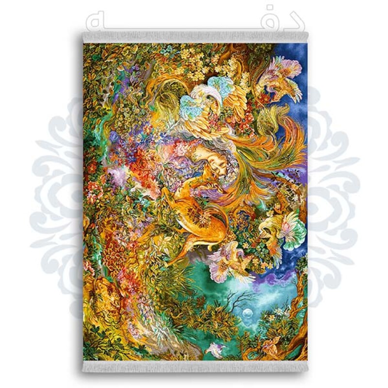 فرشینه دفه از جنس پارچه شانل ترک طرح فانتزی کد 228