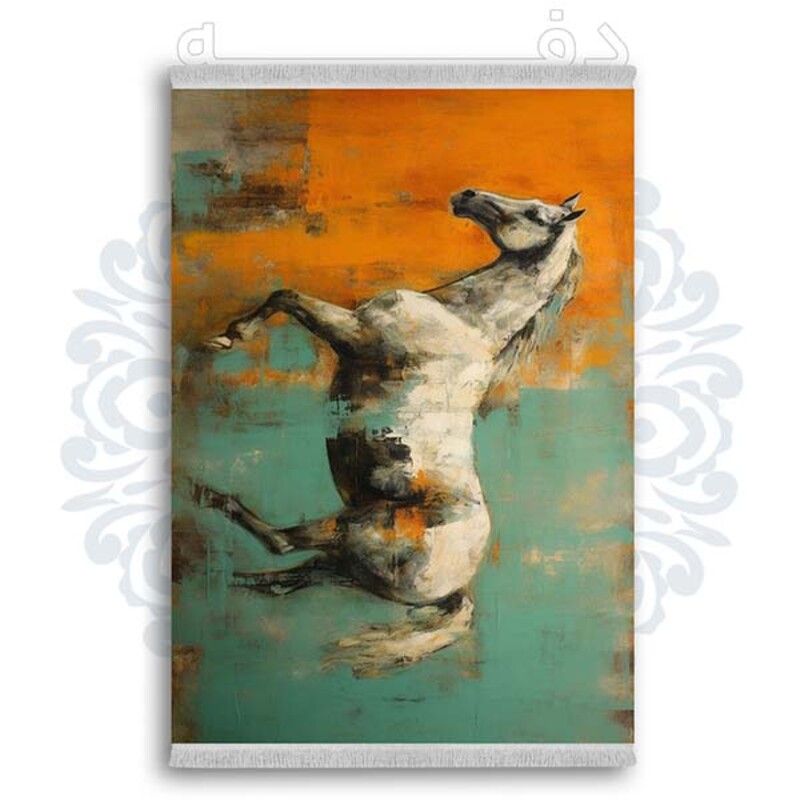 فرشینه دفه از جنس پارچه شانل ترک طرح فانتزی کد 229