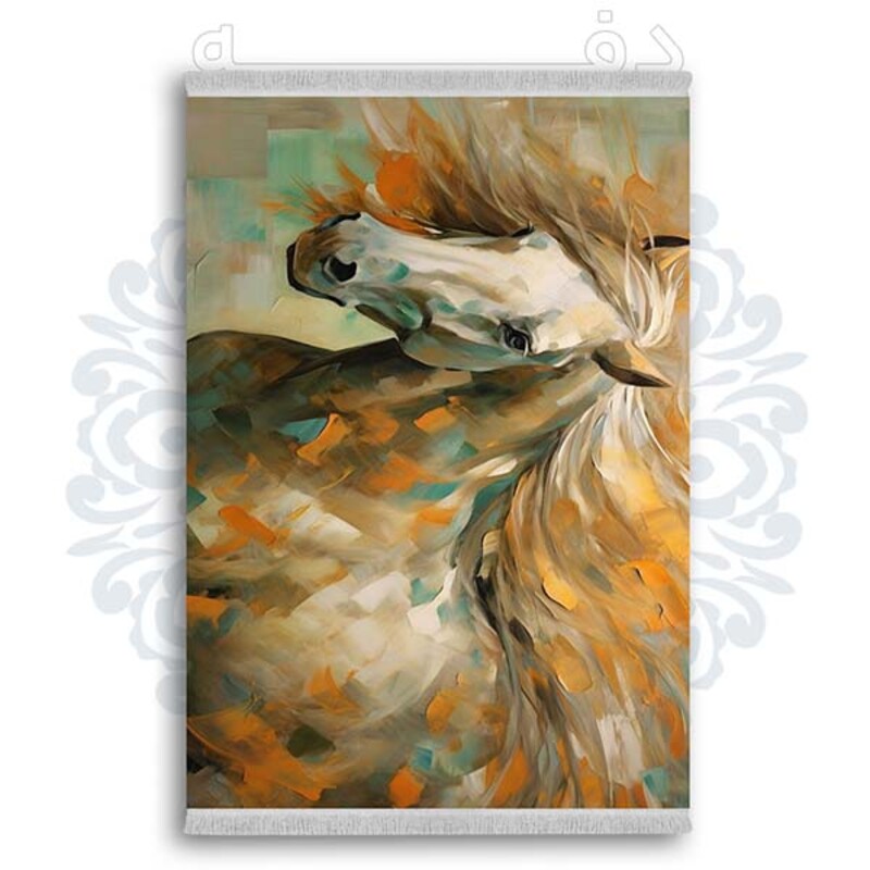 فرشینه دفه از جنس پارچه شانل ترک طرح فانتزی کد 230