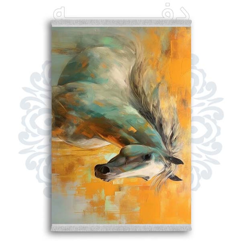 فرشینه دفه از جنس پارچه شانل ترک طرح فانتزی کد 231