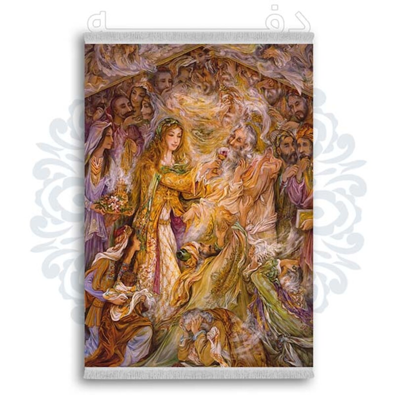 فرشینه دفه از جنس پارچه شانل ترک طرح فانتزی کد 247