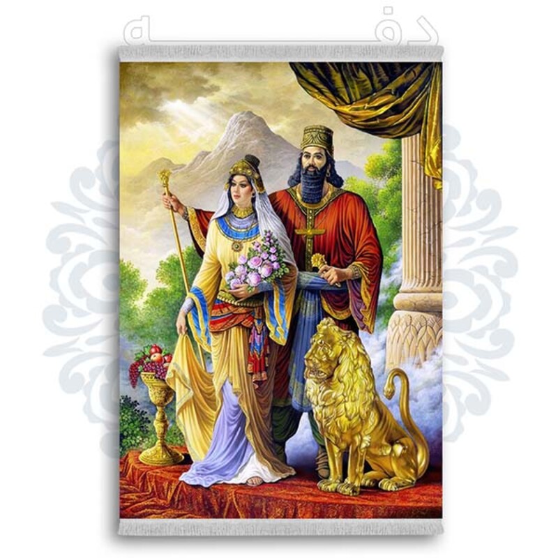 فرشینه دفه از جنس پارچه شانل ترک طرح فانتزی کد 256