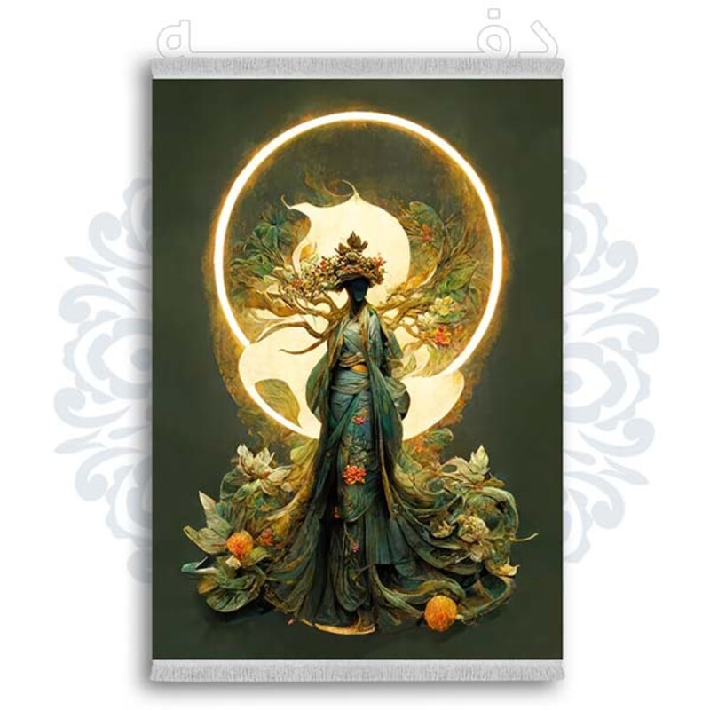 فرشینه دفه از جنس پارچه شانل ترک طرح فانتزی کد 264