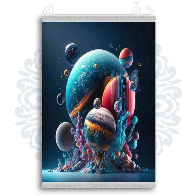 فرشینه دفه از جنس پارچه شانل ترک طرح فانتزی کد 293