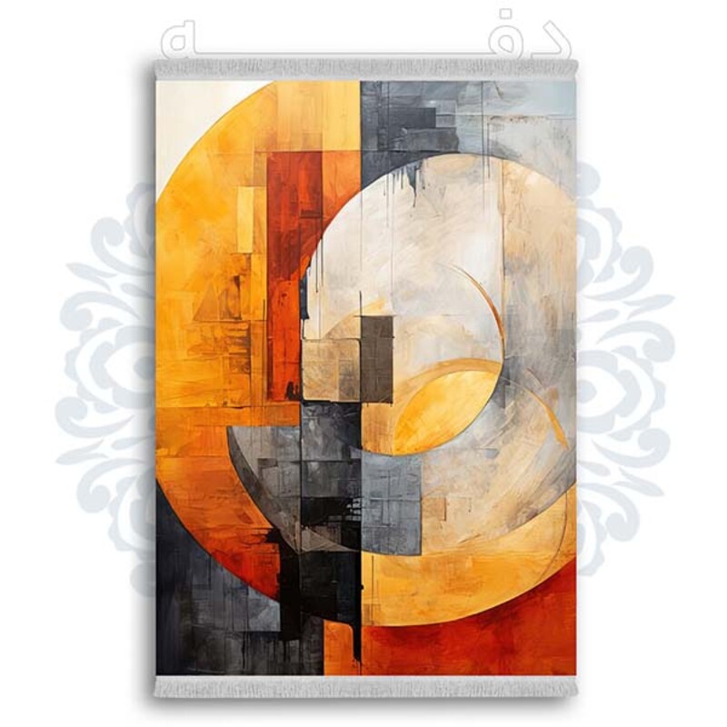 فرشینه دفه از جنس پارچه شانل ترک طرح فانتزی کد 302