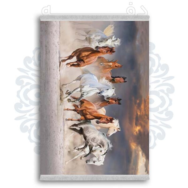 فرشینه دفه از جنس پارچه شانل ترک طرح فانتزی کد 303